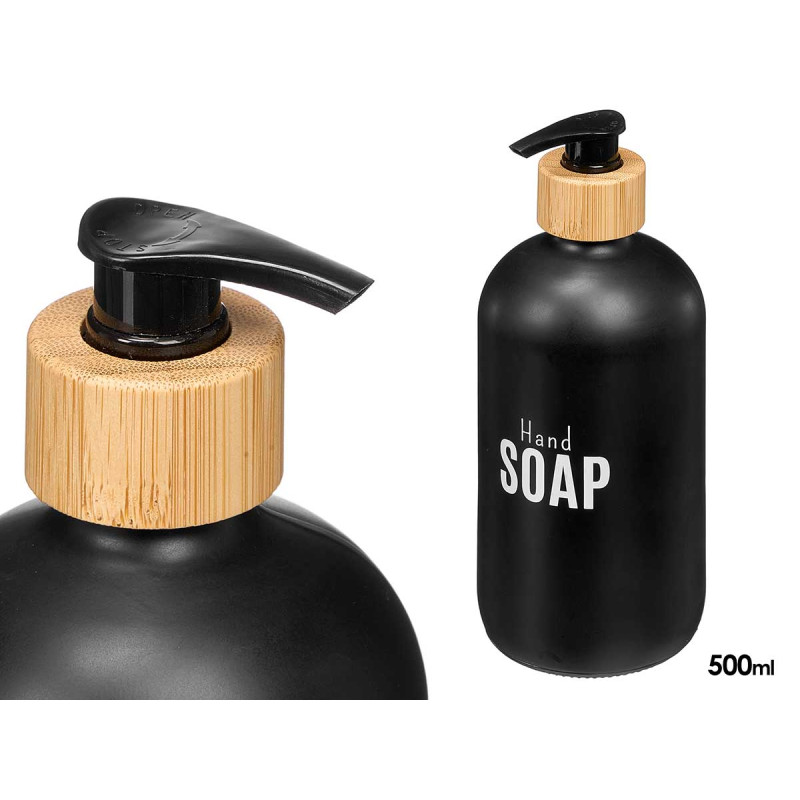 SOAP DISPENSER BLACK 500ML