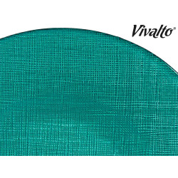 PIATTO VETRO 21CM TURCHESE