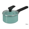 CAZO INDUCCION TAPA CRISTAL 16CM MENTA