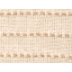 POLYVALENT RAYURES POINT CRÈME 125X150CM