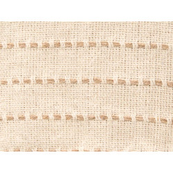 POLYVALENT RAYURES POINT CRÈME 160X240CM