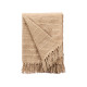 MULTIUSOS RAYAS PUNTO BEIGE 125X150CM