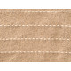 POLYVALENT RAYURES POINT BEIGE 125X150CM