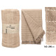 POLYVALENT RAYURES POINT BEIGE 160X240CM