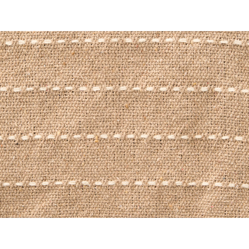 POLYVALENT RAYURES POINT BEIGE 160X240CM