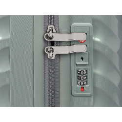 ENSEMBLE 3 VALISES ONDES GRISES
