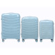 SET 3 VALIGIE ONDULATE BLU