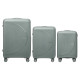 SET 3 MALETA RAYAS GRIS
