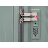 ENSEMBLE 3 VALISES RAYURES GRISES
