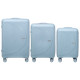 SET 3 MALETA RAYAS AZUL