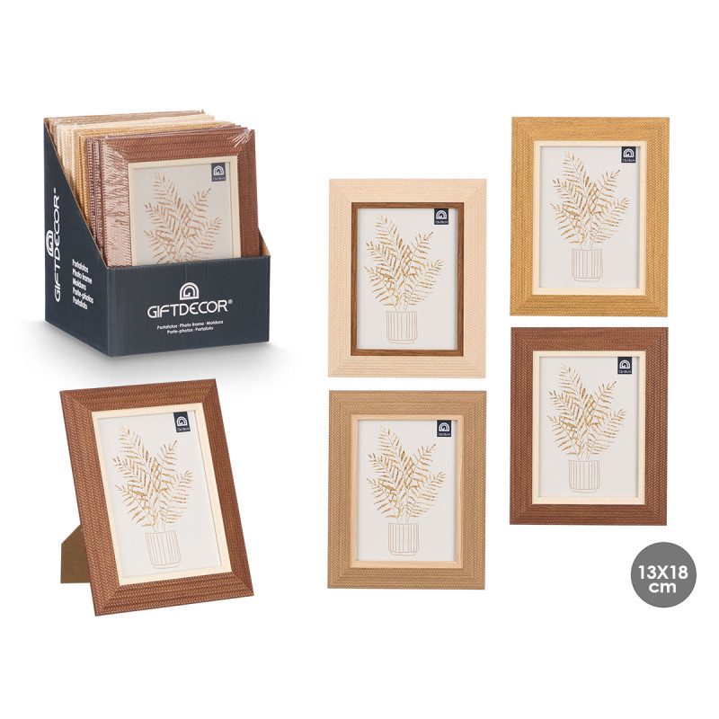 CADRE PHOTO RELIEF 13X18 ASSORT 4 