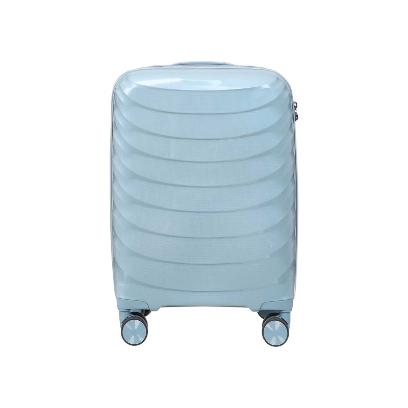 MALETA CABINA ONDAS AZUL