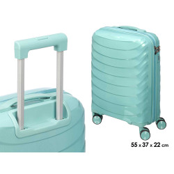 VALISE CABINE ONDES VERTE