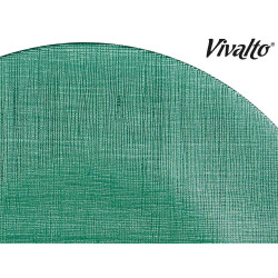 ASSIETTE VERRE 32CM VERT MENTHE
