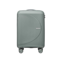 VALISE CABINE RAYÉE GRIS