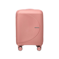 STRIPED CABIN SUITCASE SALMON