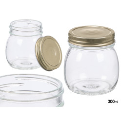 TARRO CONSERVA TAPA DORADA 300ML