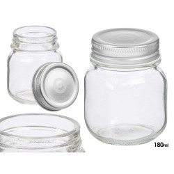 TARRO CONSERVA TAPA PLATEADA 180ML