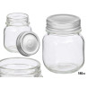 TARRO CONSERVA TAPA PLATEADA 180ML