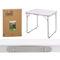 MESA PLEGABLE CAMPING BLANCA 60X80CM