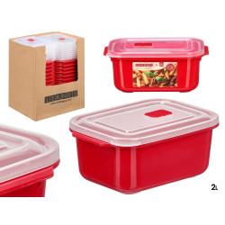 SCATOLA ROSSA MICROONDE APERTURA 2L