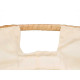 CESTA METAL OVALADA TELA 41X29X8CM