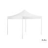 WHITE GARDEN GAZEBO 3X3 M