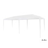 WHITE GARDEN GAZEBO 6X3 M