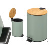 CAIXOTE VERDE TAMPA BAMBU 7L