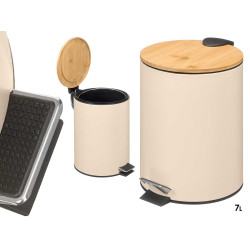 CREAM BIN BAMBOO LID 7L