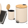 CREAM BIN BAMBOO LID 7L