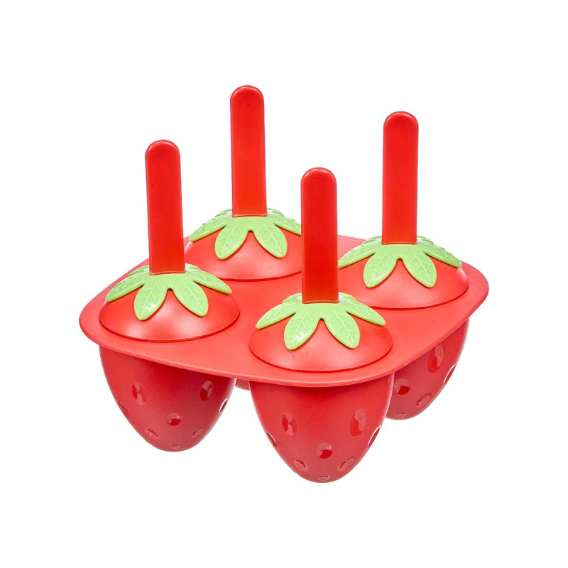 ENSEMBLE 4 T-SHIRTS FRAISE