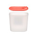 PORTA GAZPACHO PLASTICO TRANSPARENTE TAPA ROJA 2L