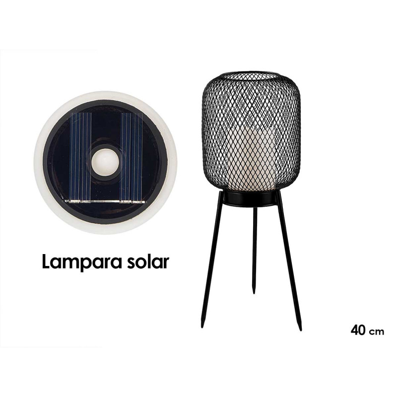 PORTE-BOUGIE MAILLE LUMIÈRE LED SOLAIRE