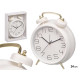 HORLOGE CLASSIQUE BLANCHE 24CM