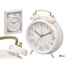 RELÓGIO CLÁSSICO BRANCO 24CM