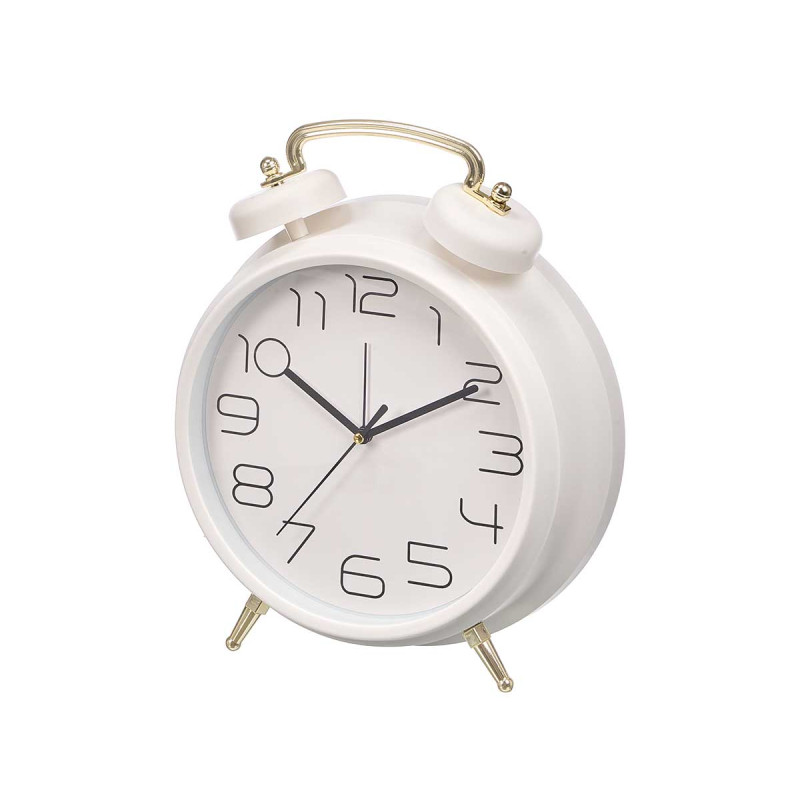 RELOJ CLASICO BLANCO 24CM
