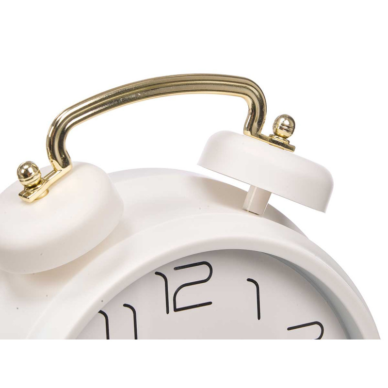 RELOJ CLASICO BLANCO 24CM