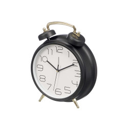 CLASSIC CLOCK BLACK 24CM