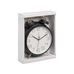 CLASSIC CLOCK BLACK 24CM