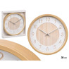 RELOJ PARED EFECTO MADERA 30CM