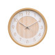 RELOJ PARED EFECTO MADERA 30CM