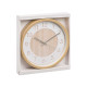 RELOJ PARED EFECTO MADERA 30CM