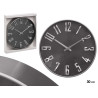 OROLOGIO DA PARETE ALLUMINIO ARGENTO 30CM