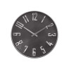 OROLOGIO DA PARETE ALLUMINIO ARGENTO 30CM