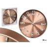 HORLOGE MURALE CUIVRE ALUMINIUM 30CM