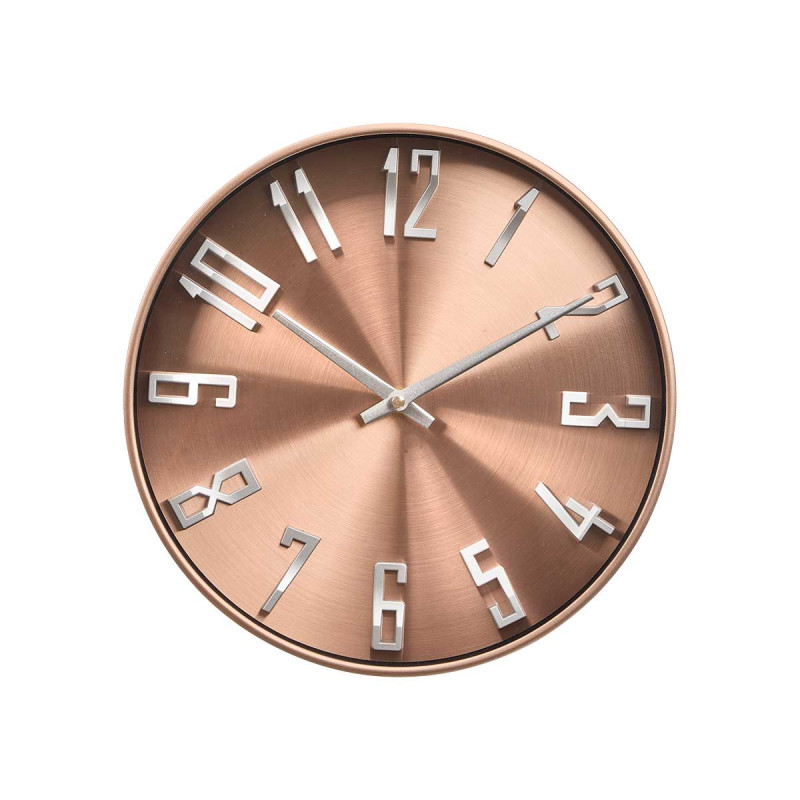 OROLOGIO DA PARETE ALLUMINIO RAME 30CM