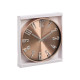 RELOJ PARED COBRE ALUMINIO 30CM