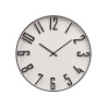 OROLOGIO DA PARETE NUMERI RILIEVO NERO BIANCO 40CM