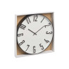 RELOJ PARED NUMEROS RELIEVE NEGRO BLANCO 40CM